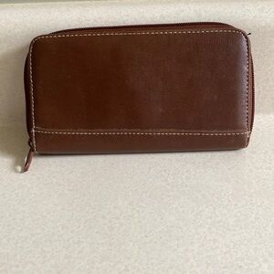 Faux leather wallet